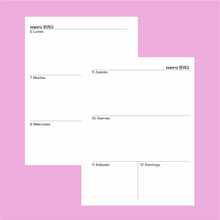Cargar imagen en el visor de la galería, Agenda semanal libre 📒