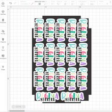 Cargar imagen en el visor de la galería, Template área de impresión  Cricut