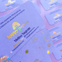 Cargar imagen en el visor de la galería, Tarjetas de negocios con foil