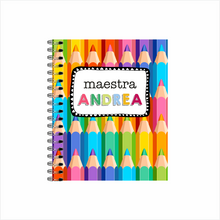 Cargar imagen en el visor de la galería, Libreta portadas maestr@s 🍎