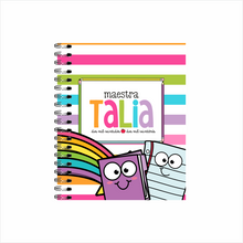 Cargar imagen en el visor de la galería, Libreta portadas maestr@s 🍎